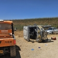 חמישה פצועים בתאונה סמוך למושב ישעי