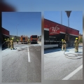 לוחמי האש הוזנקו לשריפת משאית על כביש 38 בסמוך למסילת ציון