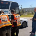 הולכת רגל נפצעה באורח קל בתאונה ב'נווה שמיר'