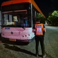 נהג אוטובוס נפצע באורח קל בתאונה ברח' יגאל אלון':
