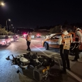 רוכב אופנוע נפצע באורח בינוני בתאונה ברמב"ש