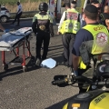 גבר נפצע באורח בינוני בתאונה עם מעורבות משאית ב'נווה מיכאל'