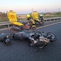 נער רוכב אופנוע נפצע באורח בינוני בתאונה במושב במטה יהודה