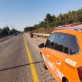 רוכב אופנוע נפצע באורח בינוני בתאונה סמוך למושב 'מטע':