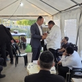 ניחום אבלים בביתו של שליח חב"ד כתריאל נחמן קינן ז”ל
