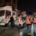 פצוע באורח קל בתאונה ברח' שד' הדקל בוותיקה