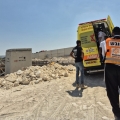פועל נפצע באורח קל עד בינוני לאחר נפילה מגובה באזור תעשייה