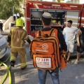 שריפה פרצה במחסן ברח' הרצל בוותיקה: