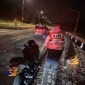 רוכב אופנוע נפצע באורח בינוני סמוך למחצבות זנוח