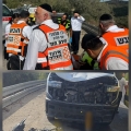 רוכב אופנוע נפצע קשה בתאונה סמוך ל'מטע'