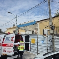 פועל נפצע קל לאחר נפילה מגובה ברחוב 'סמטת האלון':